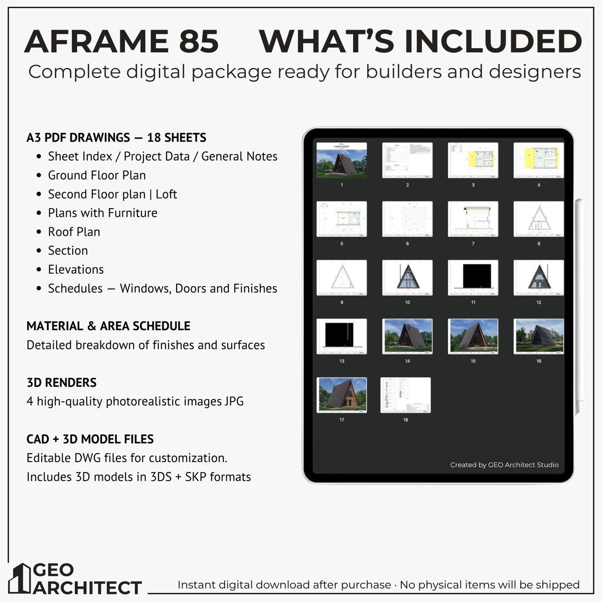 A-Frame 85 planche 3