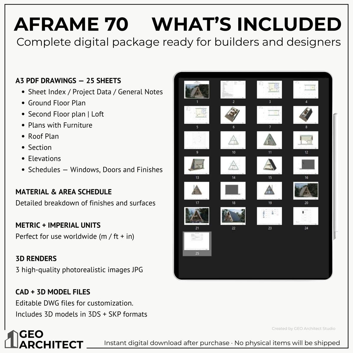 A-Frame 70 planche 3