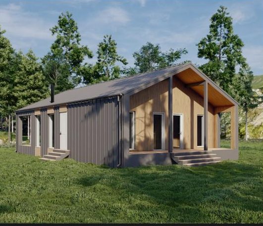 Barn 63 house plan render