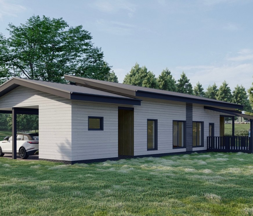 Scandi 115 house plan render