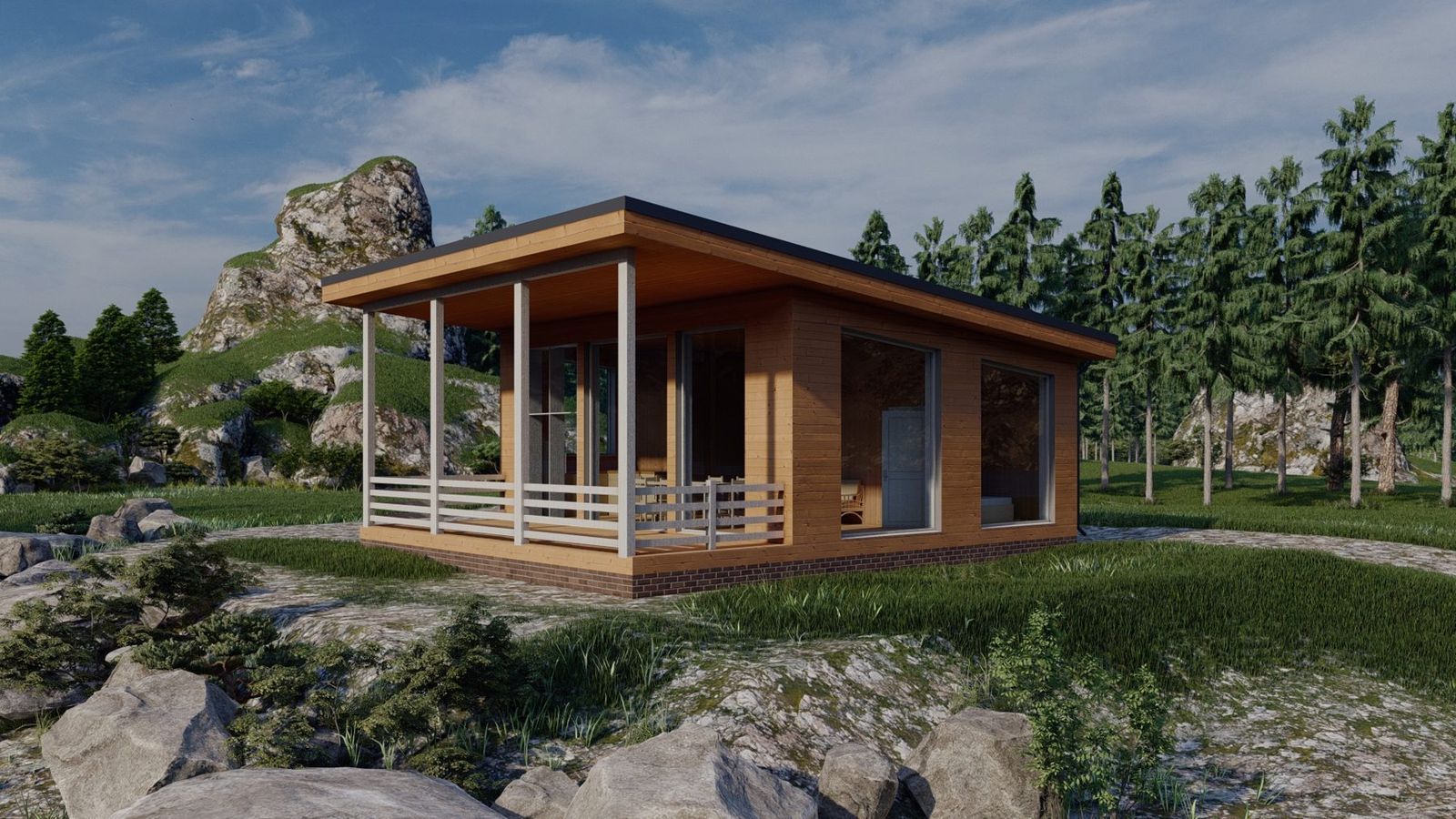 Nordic 50 house plan render